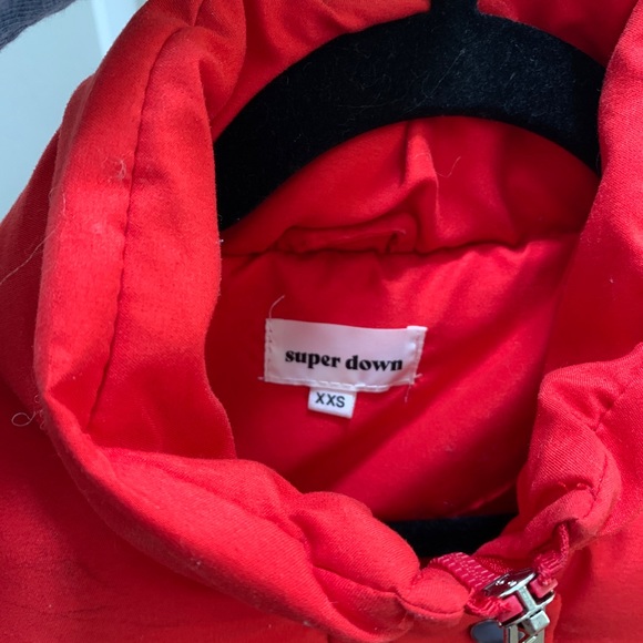 REVOLVE clothing red down jacket - Picture 5 of 5